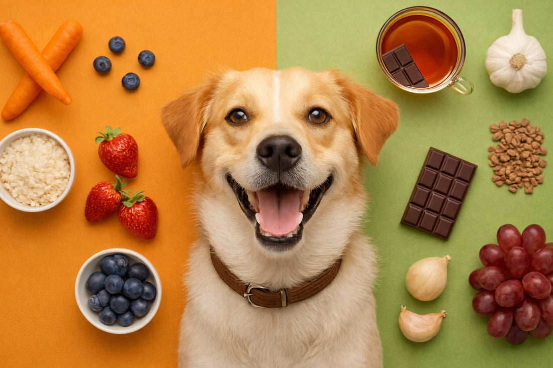 ¿Qué puede y que no puede comer mi perro?