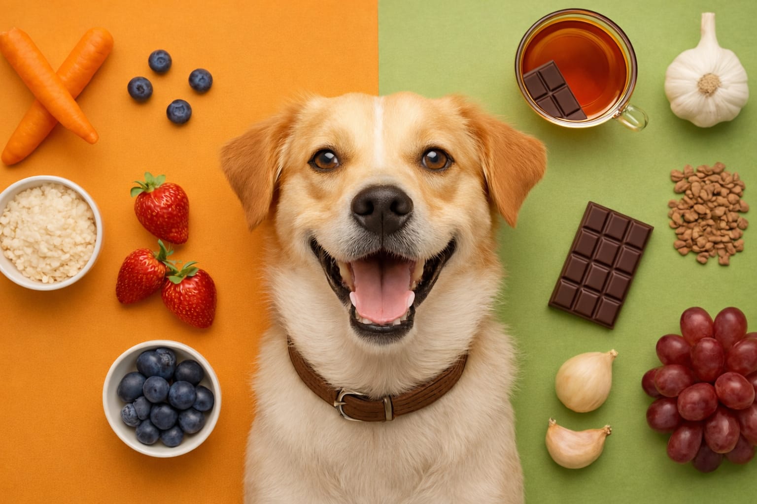 ¿Qué puede y que no puede comer mi perro?